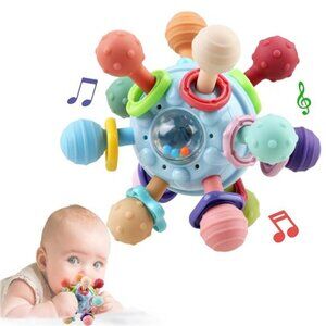 Baby Sensory Teething Toys - Baby Teether Montessori Toys - Gifts for Infant